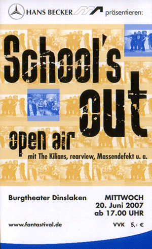 School’s Out 2007 (Plakat)