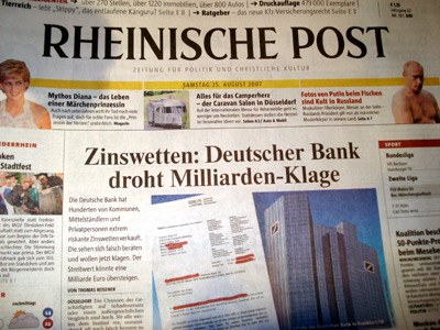 “Rheinische Post” vom 25. August 2007