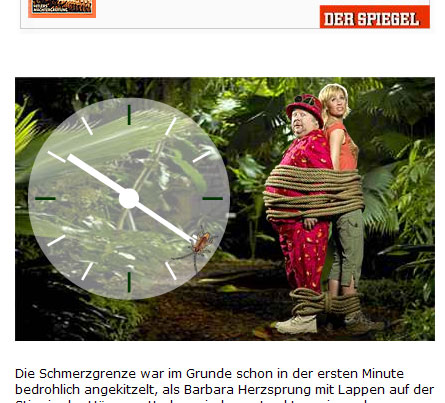 Dirk Bach und Sonja Zietlow versinken bei “Spiegel Online” im Schlamm