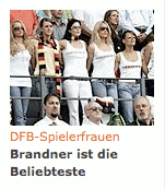 DFB-Spielerfrauen: Brandner ist die Beliebteste