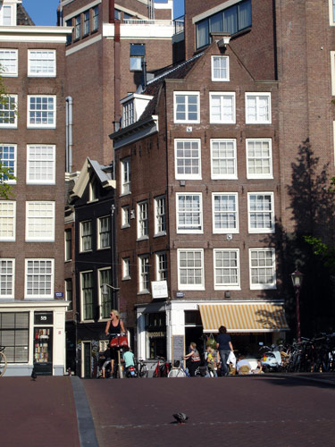 Backsteinhäuser in Amsterdam