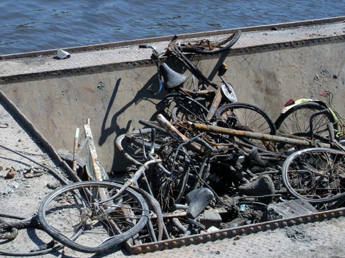 Ex-Fahrräder in Amsterdam
