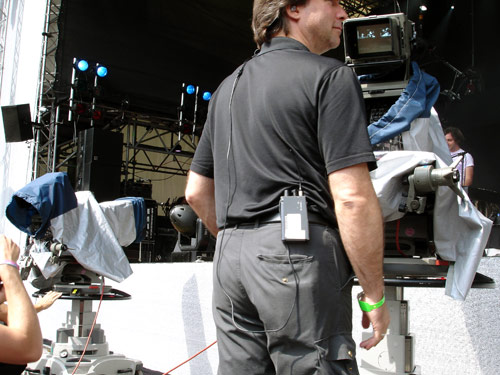 WDR-Kameras beim Haldern Pop 2008