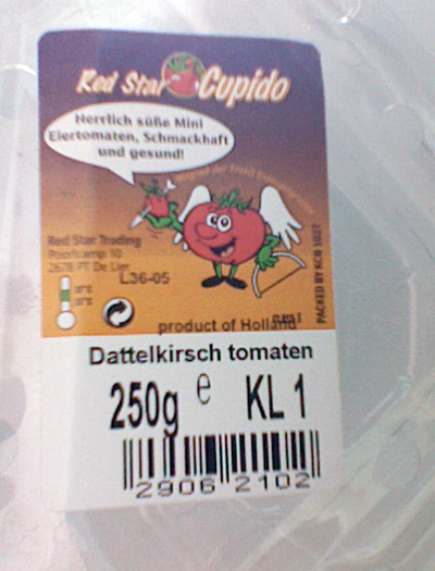"Herrlich süße Mini Eiertomaten, Schmackhaft und gesund!" Dattelkirsch tomaten, 250g