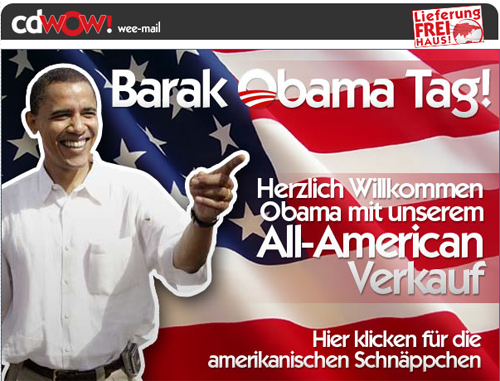 Barak Obama Tag! Herzlich Willkommen Obama mit unserem All-American Verkauf!
