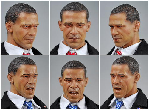 Japanische Obama-Puppe