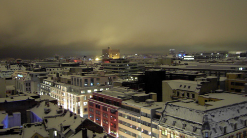 Oslo bei Nacht