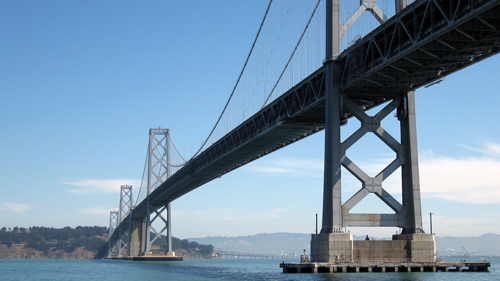 San Francisco - Oakland Bay Bridge in San Francisco, CA